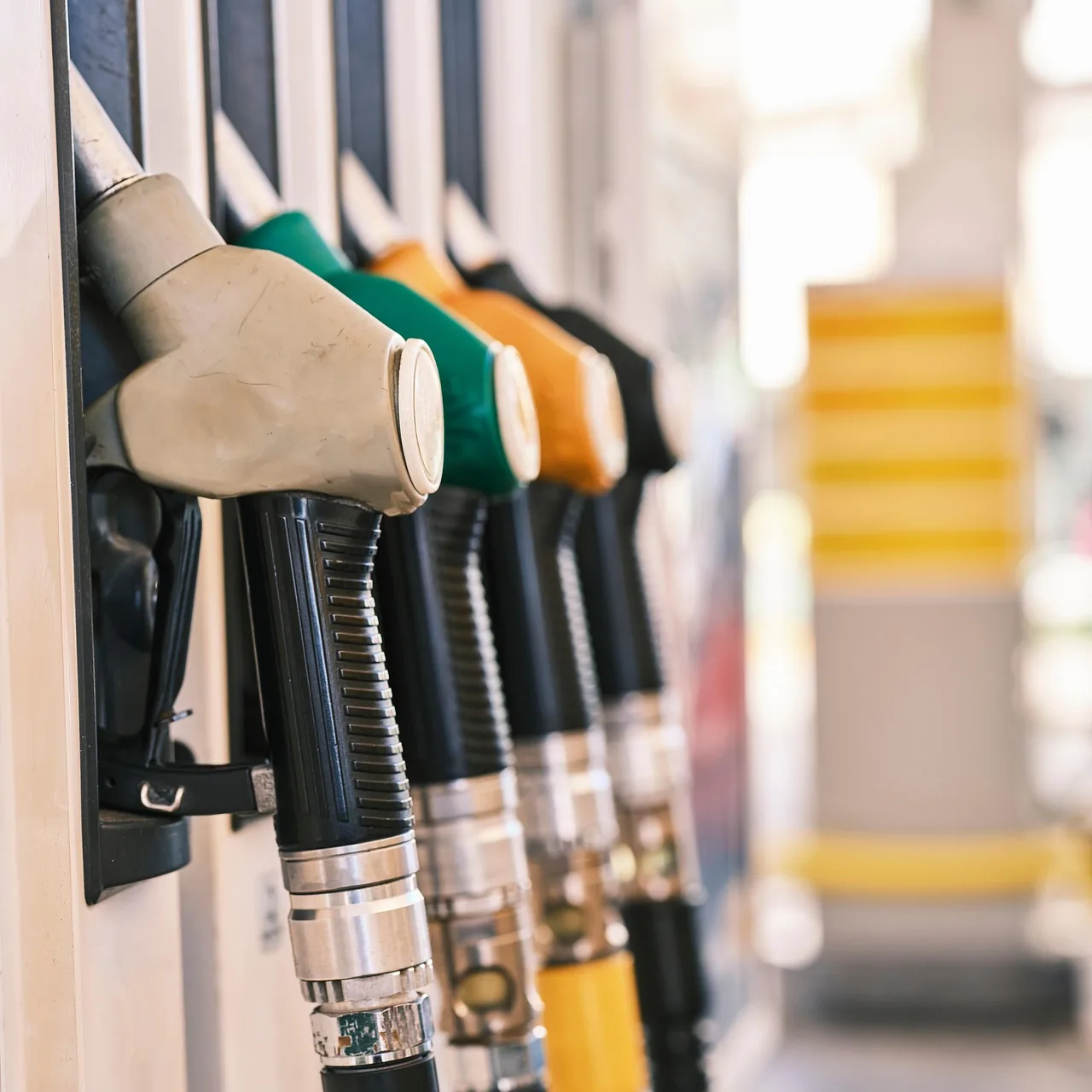 Gas station fuel pumps — one of many specialty CRE asset types
